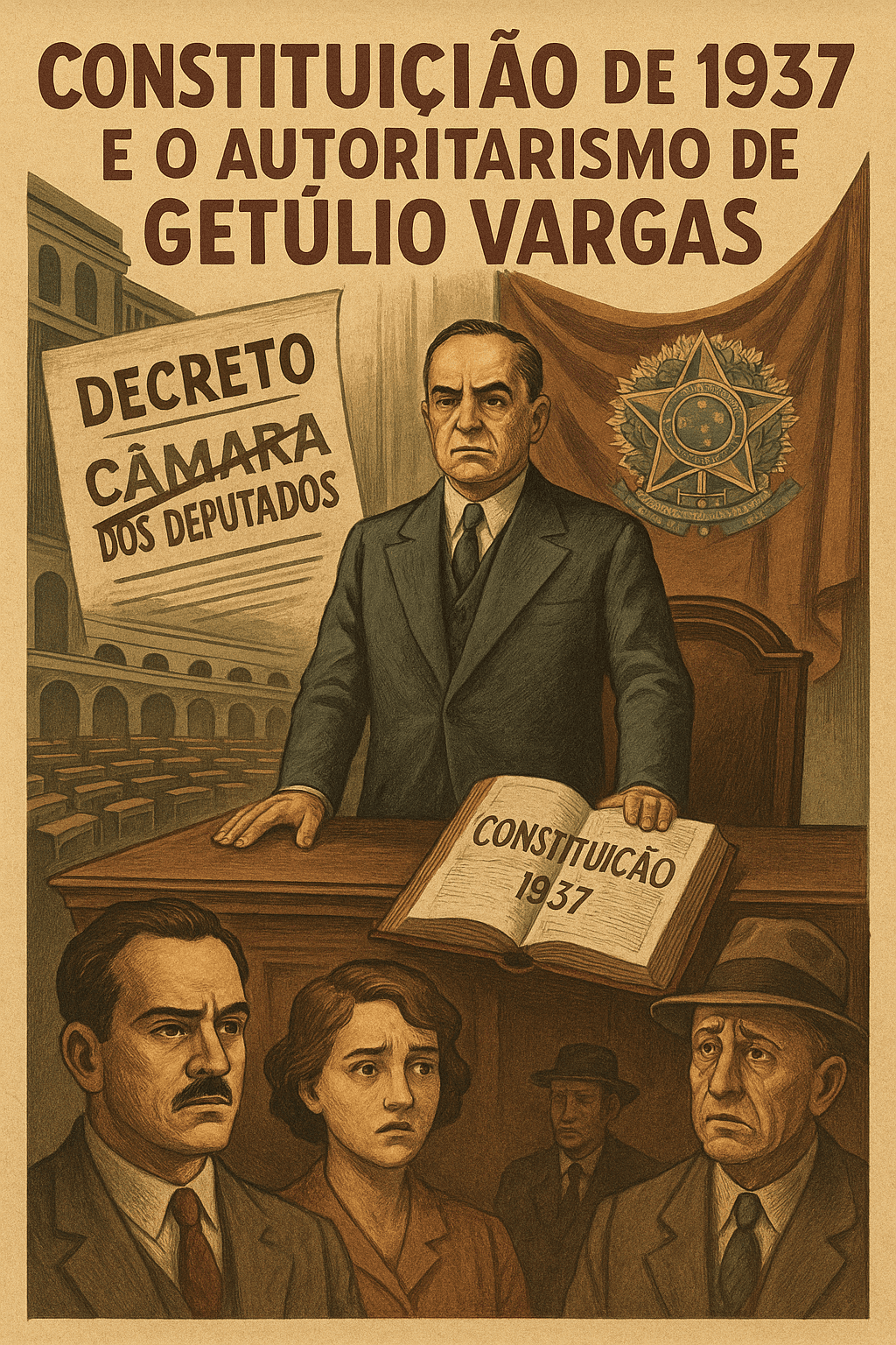Constituição de 1937 e o autoritarismo de Getúlio Vargas